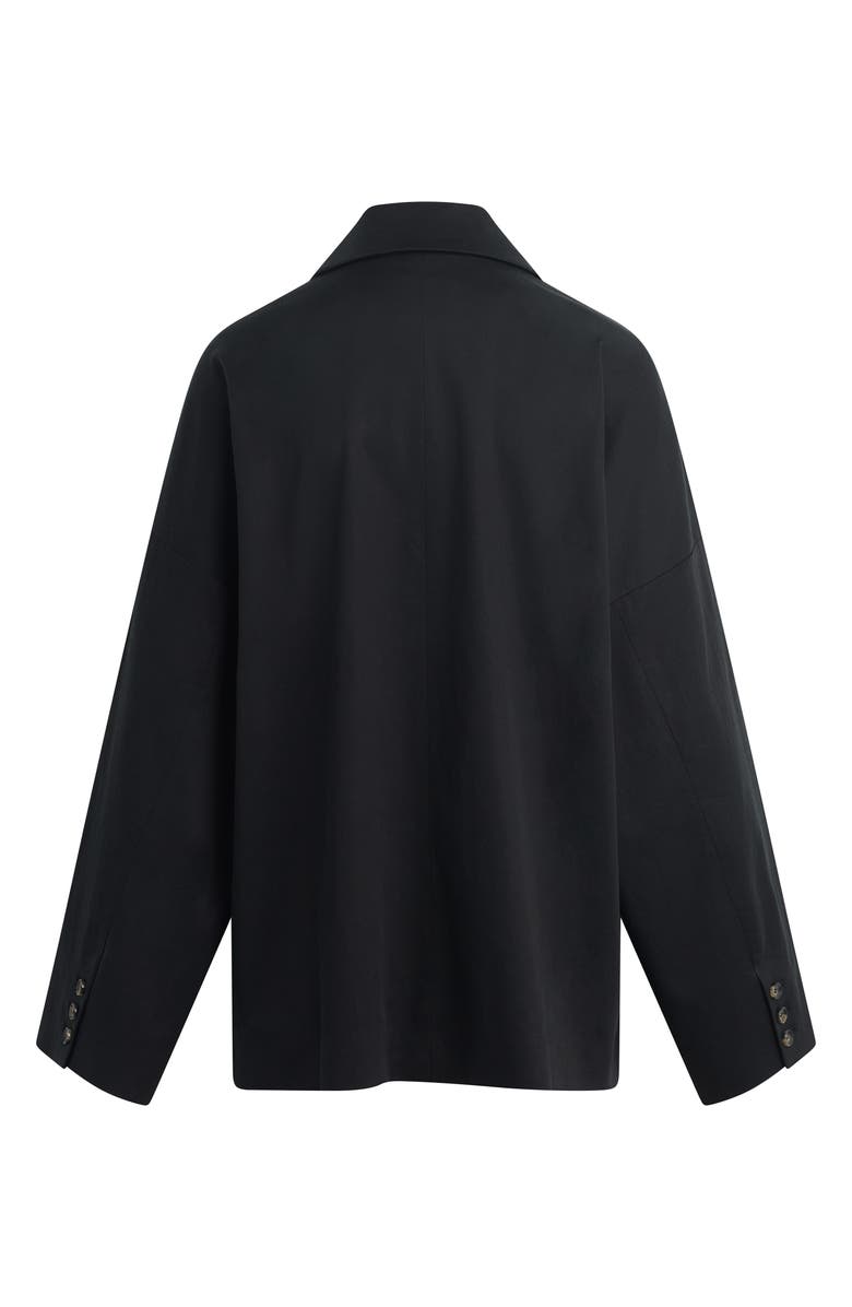 Favorite Daughter The Henry Double Breasted Jacket, Alternate, color, Black