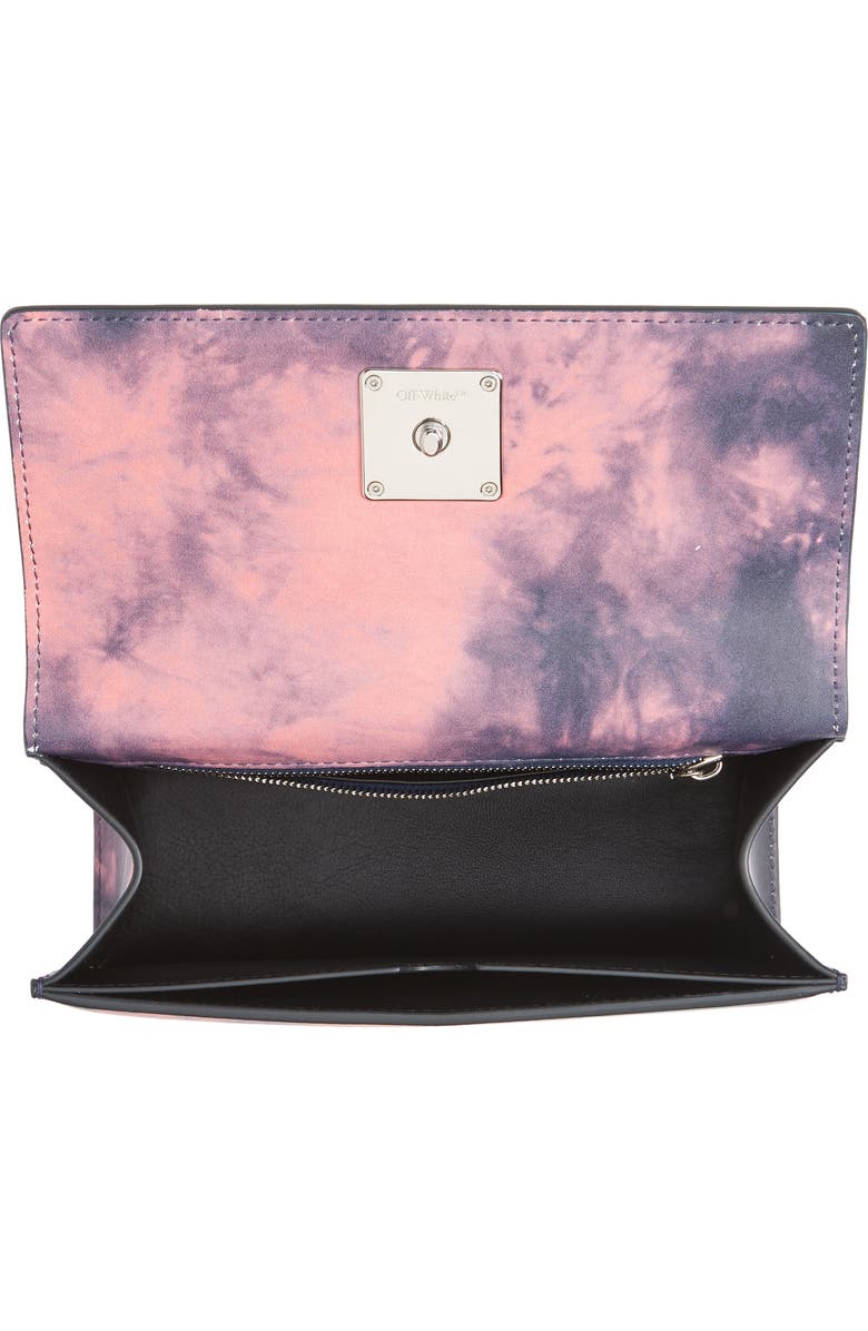 Off-White Jitney Logo Leather Handbag, Alternate, color,