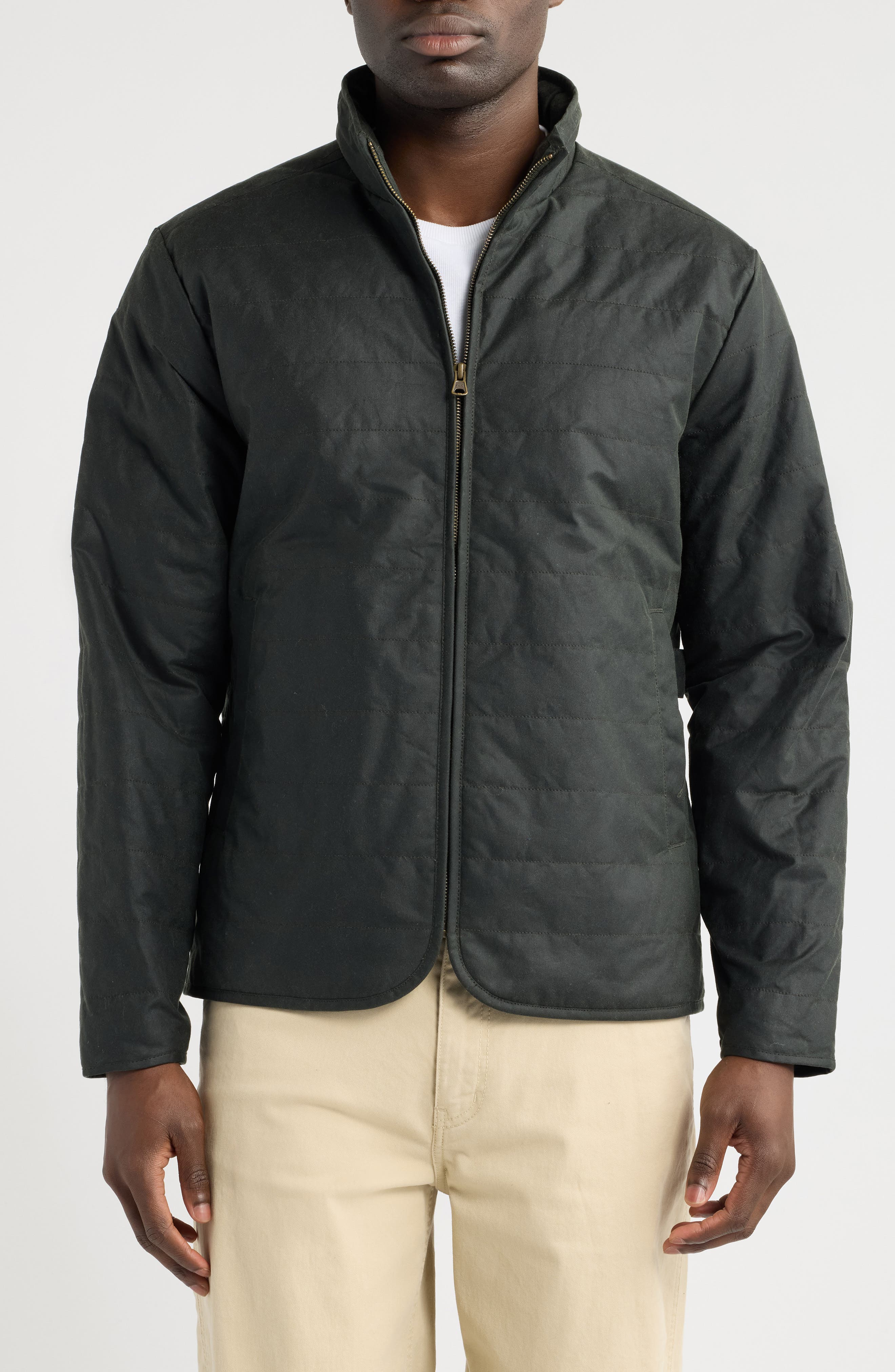 Flint & Tinder by Huckberry York Quilted Waxed Jacket (Men) | Nordstrom