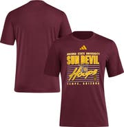 adidas Men's adidas Maroon Arizona State Sun Devils Locker Swish Tri-Blend T-Shirt