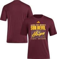 adidas Men's adidas Maroon Arizona State Sun Devils Locker Swish Tri-Blend T-Shirt