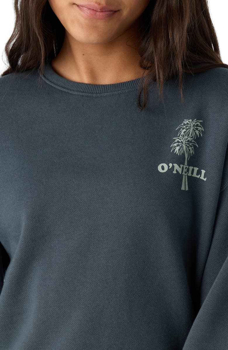 O'Neill Kids' Ana Graphic Sweatshirt, Alternate, color, Slate