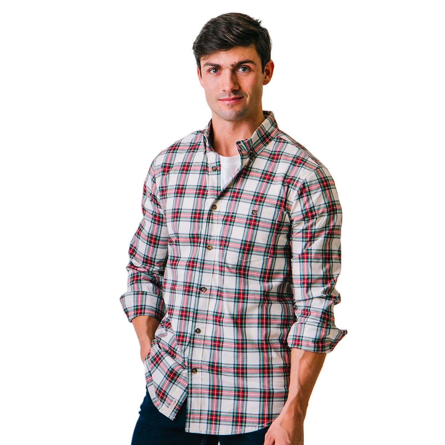 selected Ivory Holiday Tartan