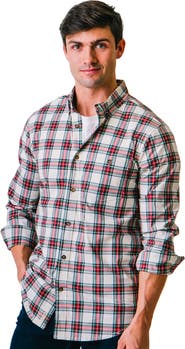 Hope & Henry Men's Organic Stretch Poplin Shirt