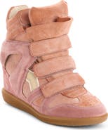 Isabel Marant Bekett Hidden Wedge High Top Sneaker