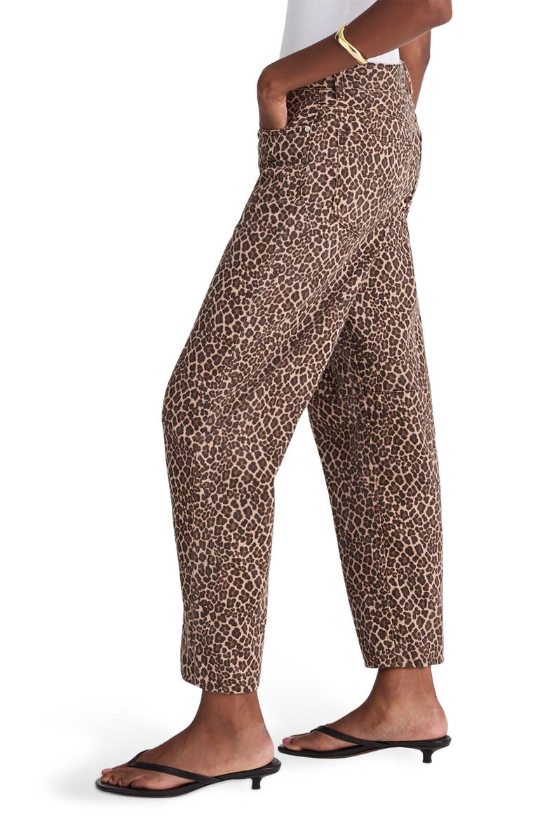 The Darted Barrel Leg Jean, Alternate, color, DARK MOCHA