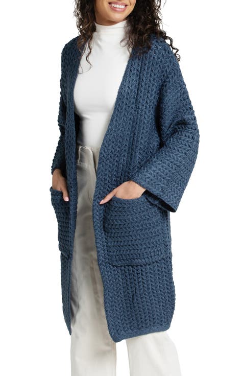 Knit Open Front Cardigan