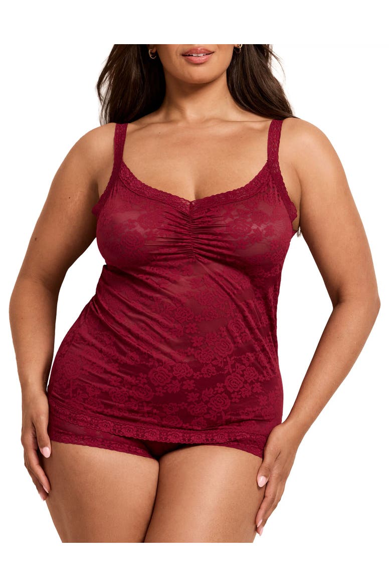 Alicent Cami & Shorts Set, Alternate, color, Dark red