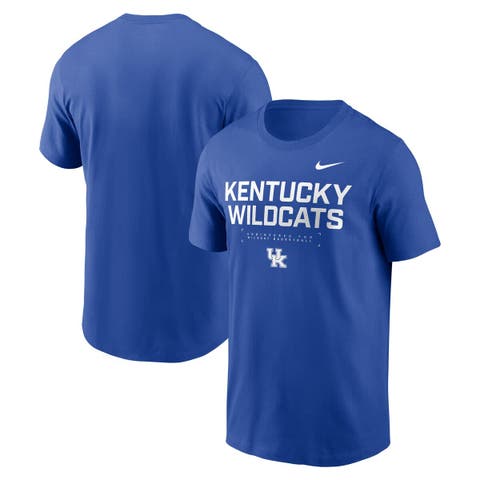 Men's Nike Royal Kentucky Wildcats 2025 Courtside Basketball Performance T-Shirt