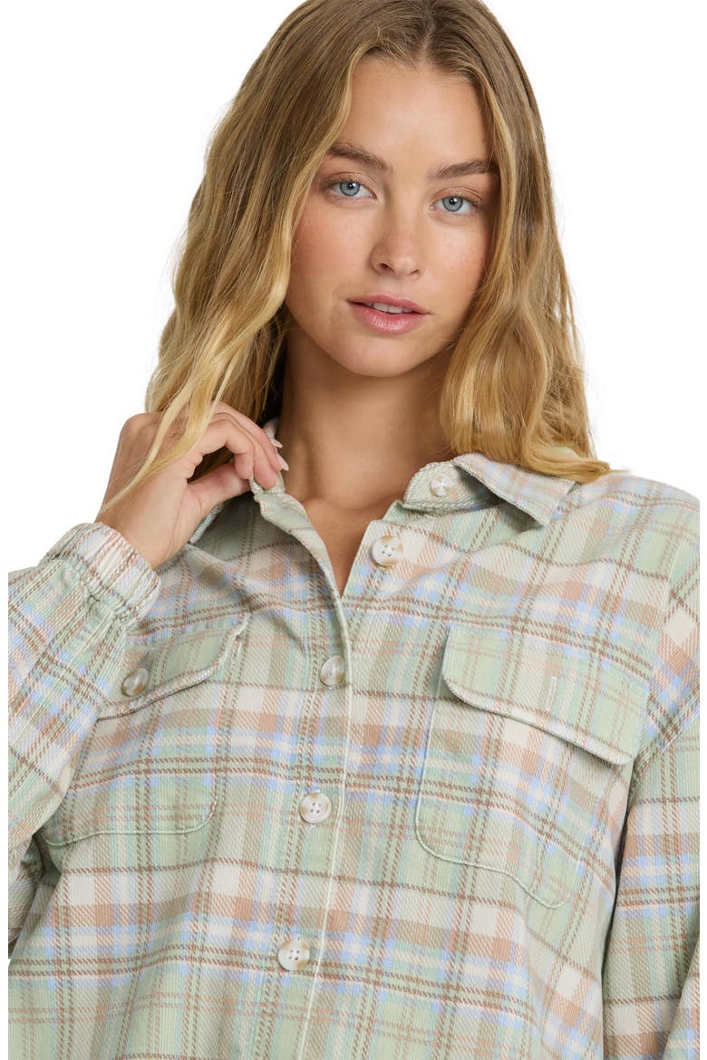 Bear Trap Long Sleeved Cotton Corduroy Shirt, Alternate, color, CRYSTAL GREEN