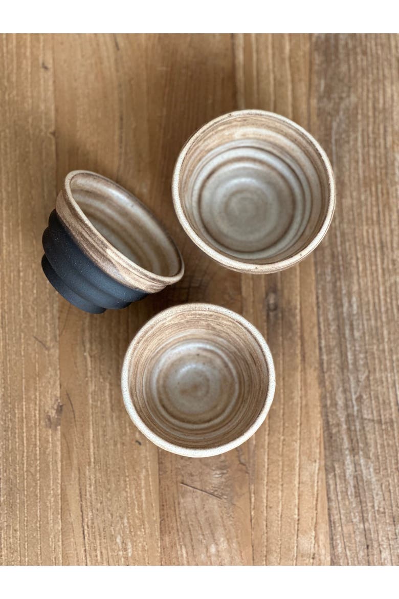 Handmade Tea Cup Bowl 6oz, Alternate, color, Chocolate