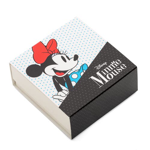 Disney Minnie Mouse Cubic Zirconia Pendant Necklace, 16+2" In Metallic