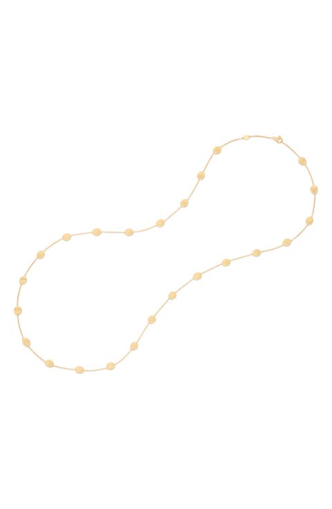 Siviglia Large 18K Gold Bean Necklace