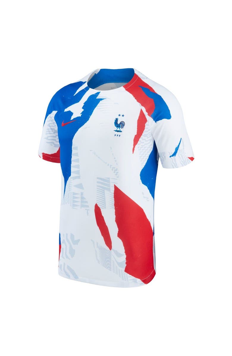 Nike Men's Nike White France National Team 2022/23 Pre-Match Top, Alternate, color,