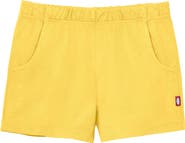 CITY THREADS Girls Soft 100% Cotton UPF 50+ Jersey Pocket Shorts