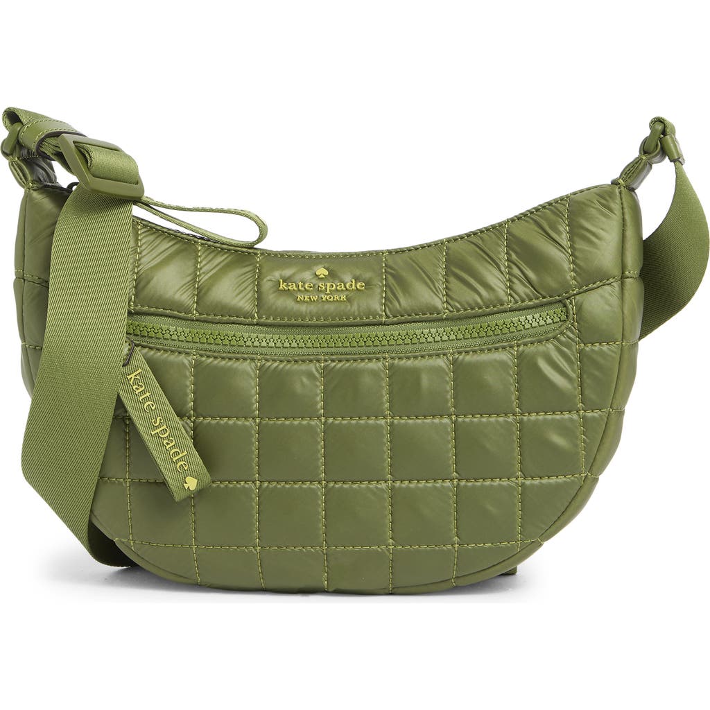 Kate Spade New York Camden Quilted Large Sling Bag In Green
