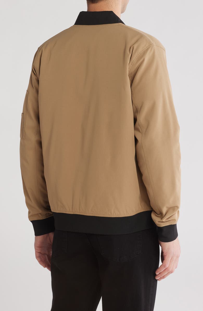 CARBON + CRAFT Padded Bomber Jacket, Alternate, color, Khaki