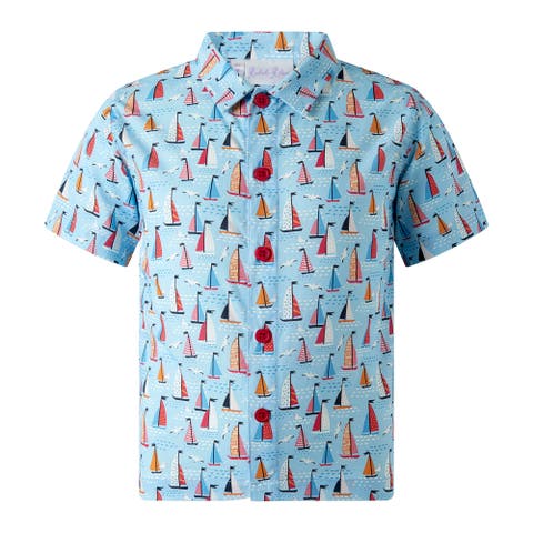 Sailboat Shirt (Toddler, Little Kid, Big Kid)