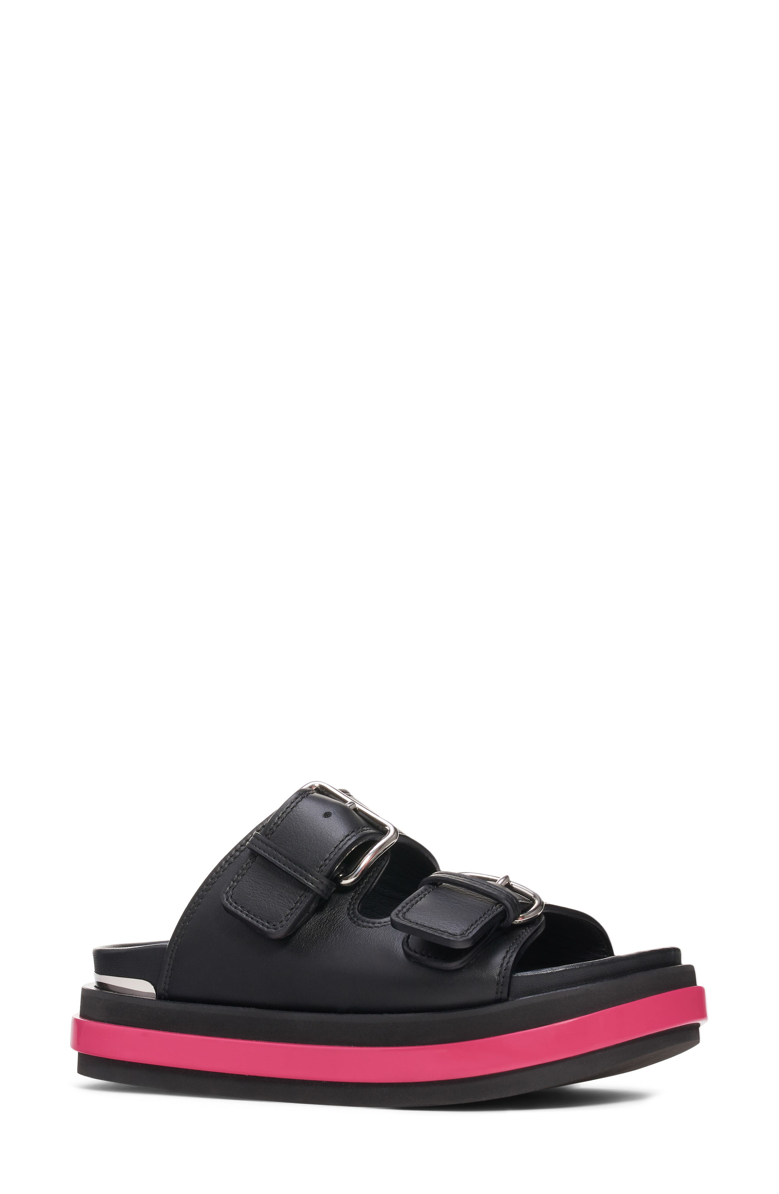 McQueen Alexander McQueen Platform Slide Sandal, Main, color, 
