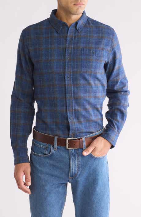 WEATHERPROOF VINTAGE Brushed Plaid Flannel Shirt