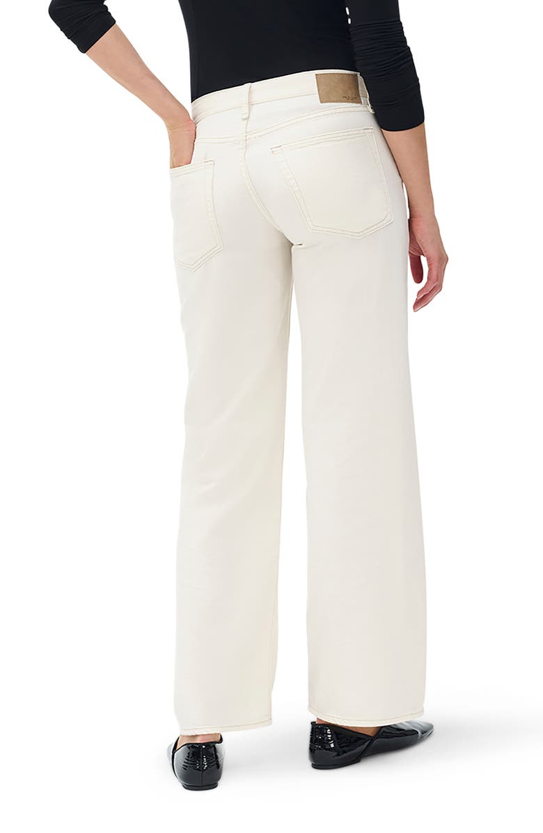 rag & bone/JEAN Saige Featherweight Straight Leg Jeans, Alternate, color, Ecru