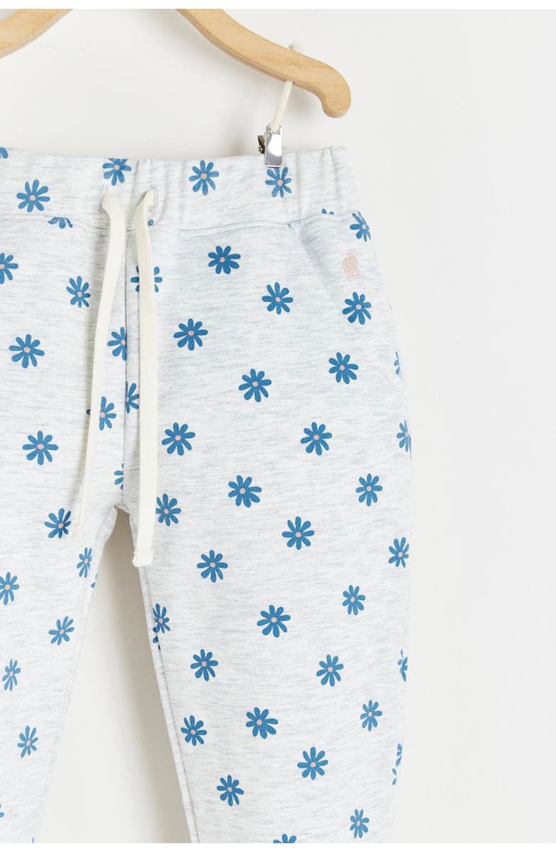 Babycottons Premium Cotton Daisy Print Jogger For Infant, Alternate, color, 