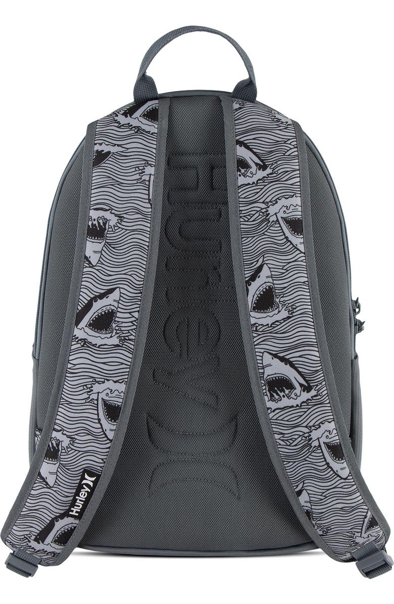 Hurley Kids' Shoreline Backpack, Alternate, color, Grey/ Black