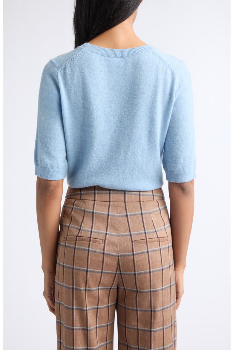 Shana Crewneck Cashmere Sweater, Alternate, color, PALE BLUE RIVER MELANGE