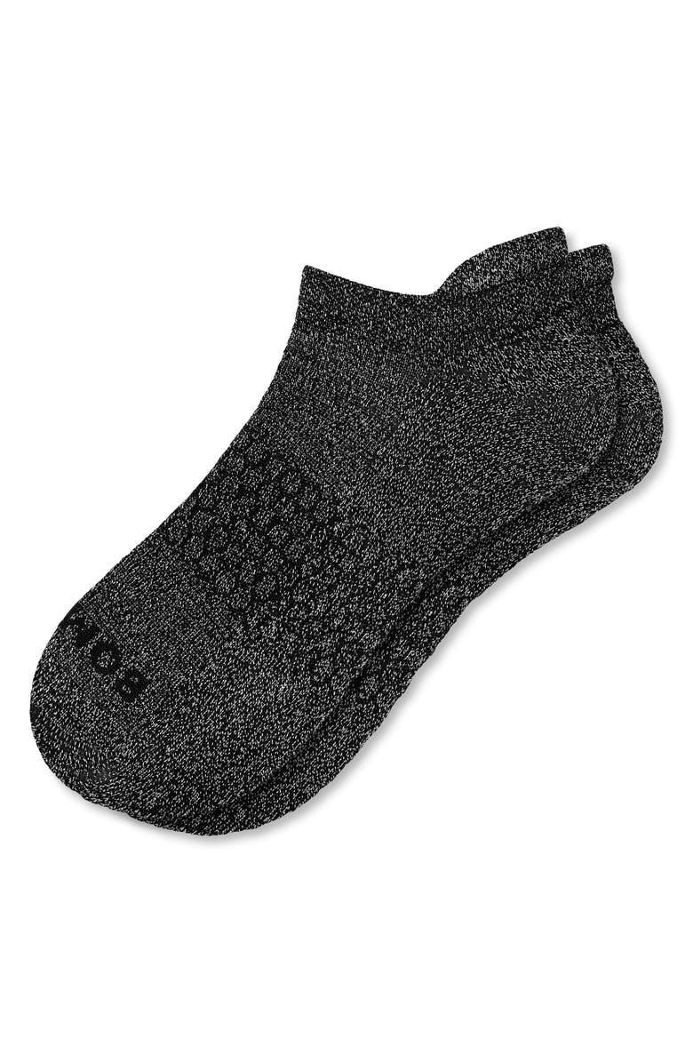 Bombas Metallic Marled Ankle Socks, Main, color, 