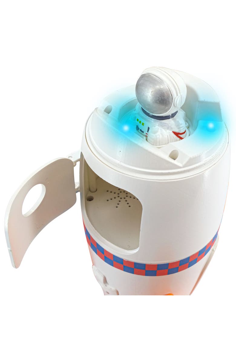 Blast-N-Go Activity Rocket Motorized Space Ship Adventure Toy, Alternate, color, White
