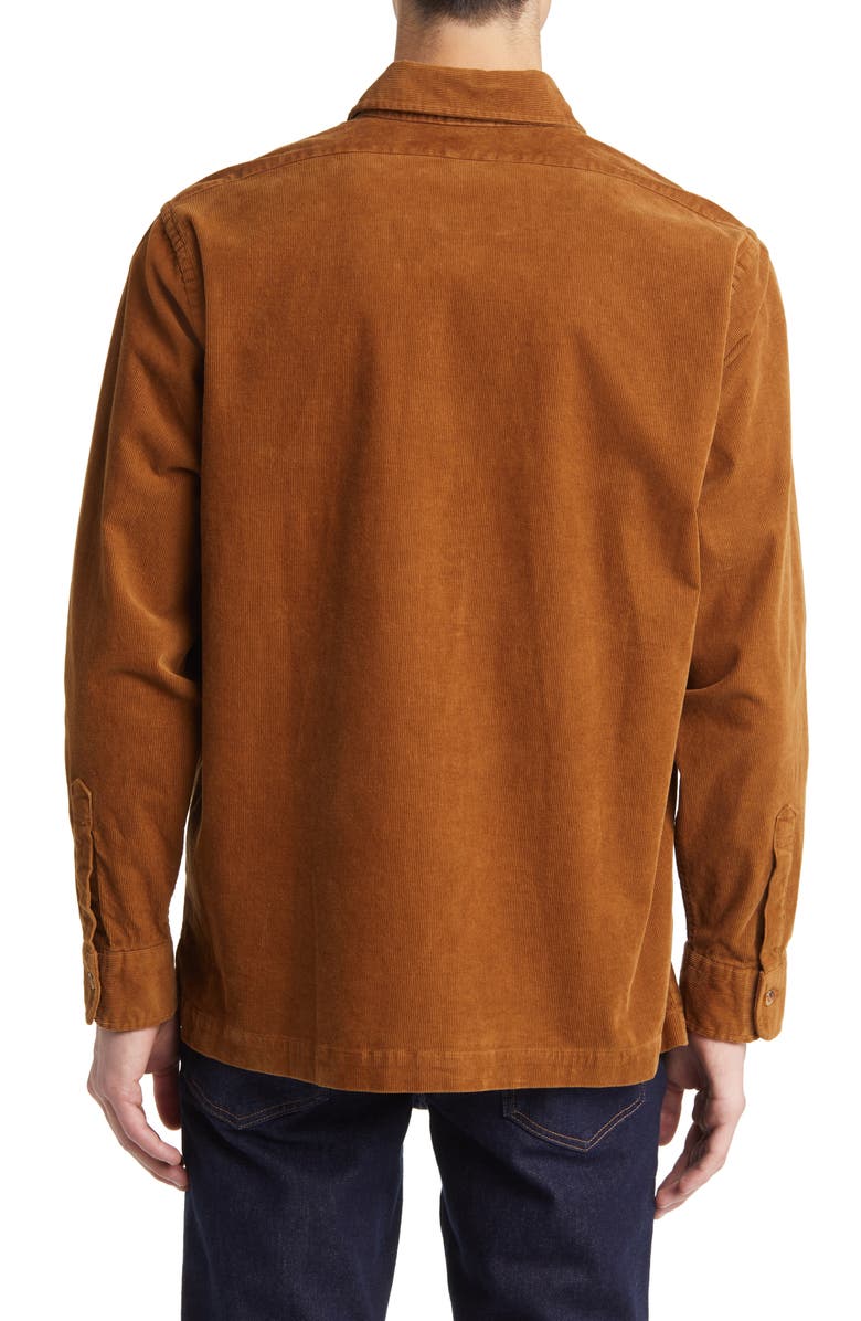 Brooks Brothers Corduroy Shirt Jacket, Alternate, color, 