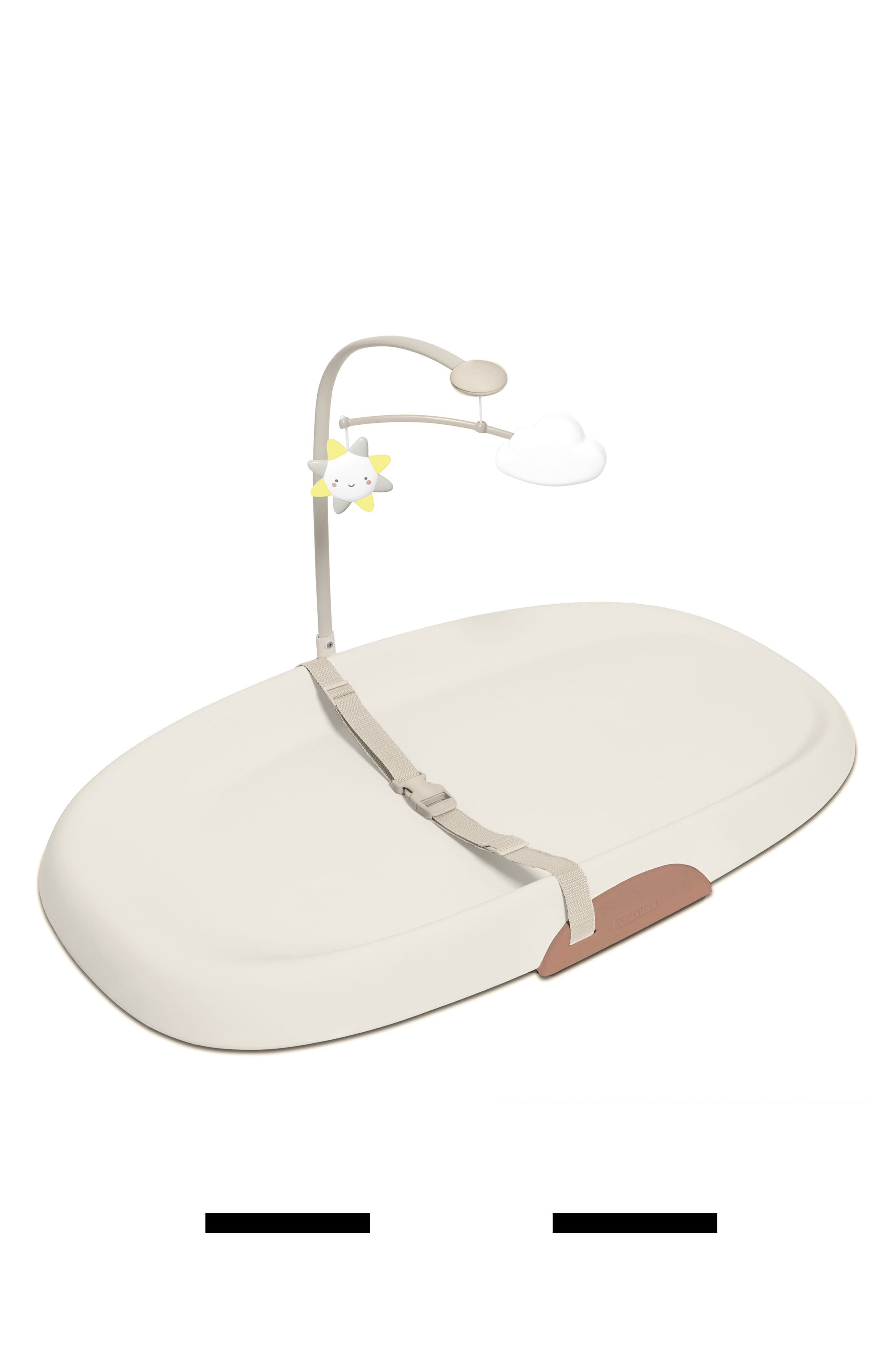 Skip Hop Nursery Style Wipe Clean Changing Pad in Oat 