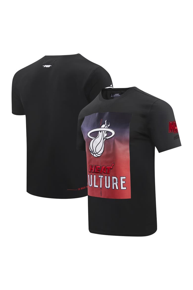 Men's Pro Standard Black Miami Heat 2023 City Edition T-Shirt, Main, color, Black