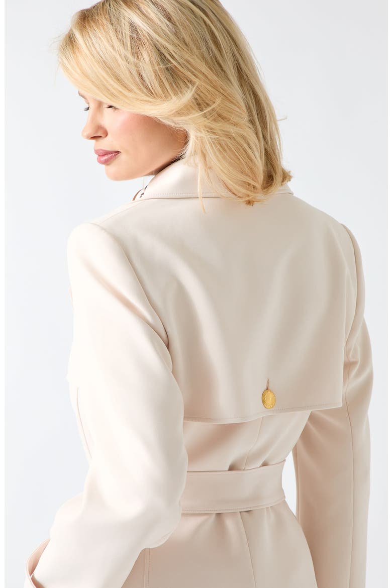 Jasmine Double Breasted Trench Coat, Alternate, color, CREAM