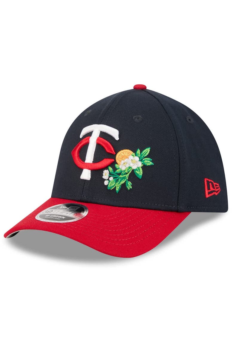 Men's New Era  Navy/Red Minnesota Twins 2026 Spring Training M-Crown 39THIRTY Flex Hat, Alternate, color, Navy
