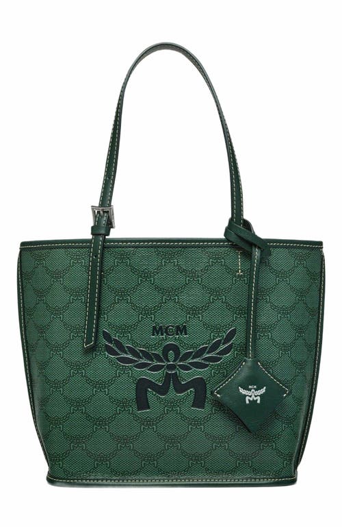Mcm Himmel Shopper In Green