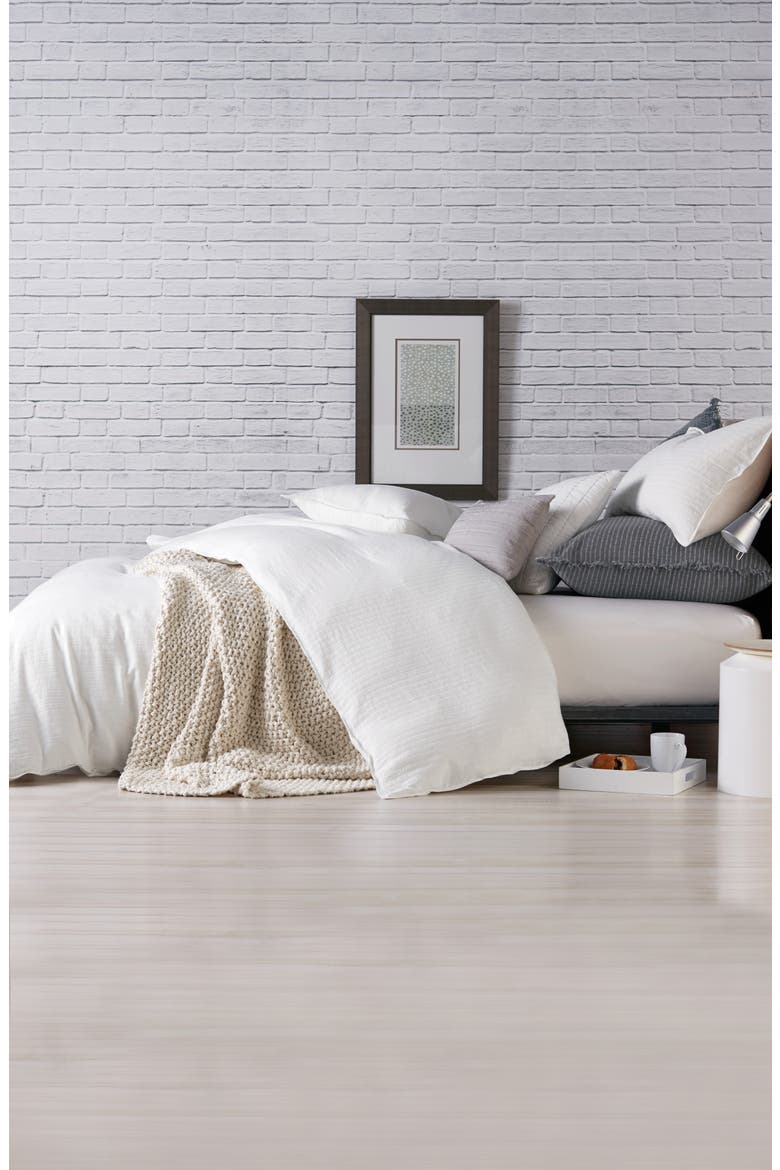 Comfy Comforter & Sham Set, Alternate, color, WHITE
