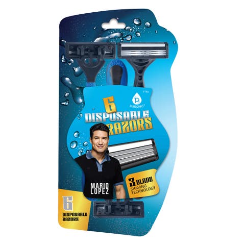 Mario Lopez 6 Disposable Razors