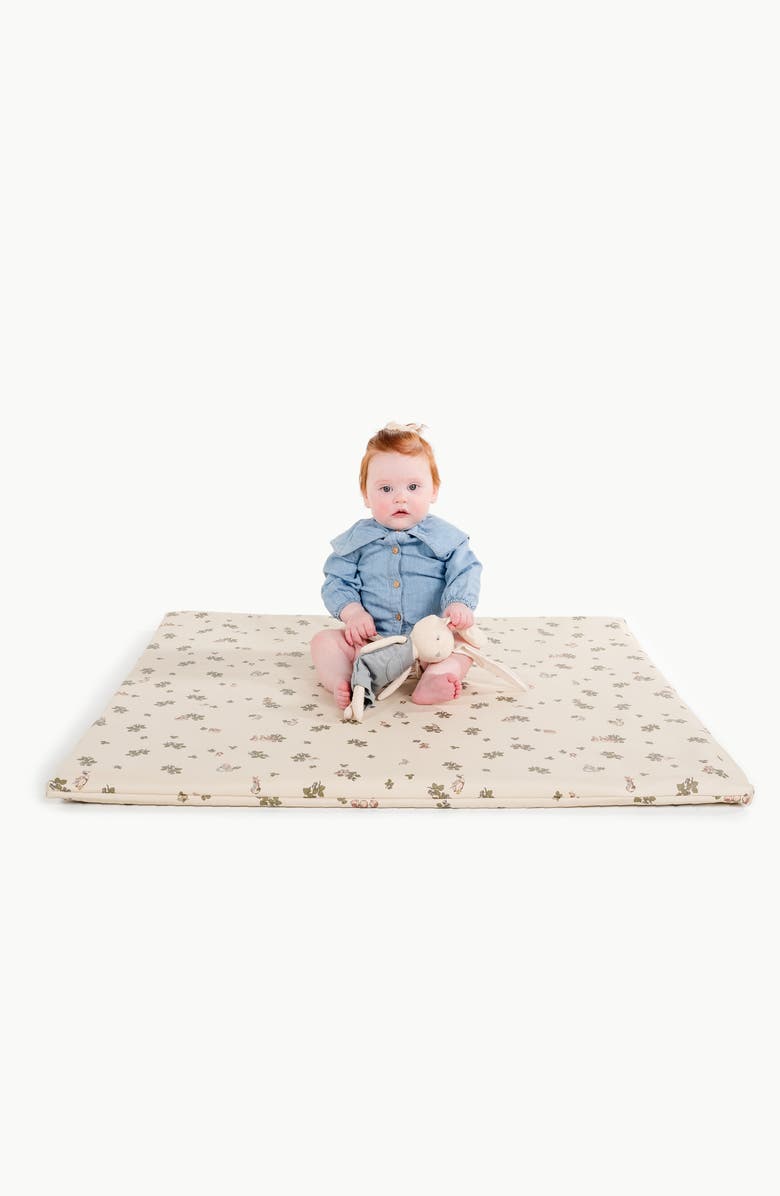 GATHRE X Beatrix Potter Padded Square Play Mat, Alternate, color, Peter Rabbit
