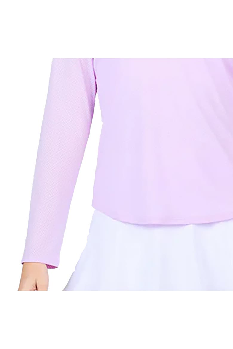 Staples Womens Long Sleeve Tennis Shirt, Alternate, color, Lavender