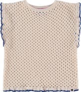 Stains and Stories by Babyface Crochet Ruffle Top