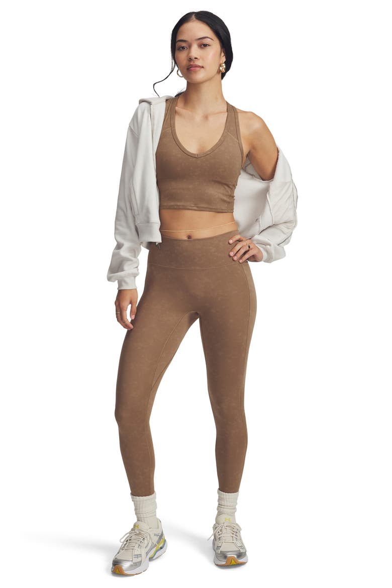 Meridian Suede Effect Ankle Leggings, Alternate, color, BRN