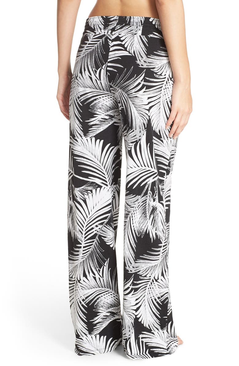 PJ Salvage Palm Print Pajama Pants, Alternate, color, 