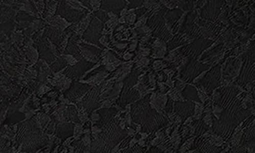 Bebe Sleeveless Lace A-line Midi Dress In Black