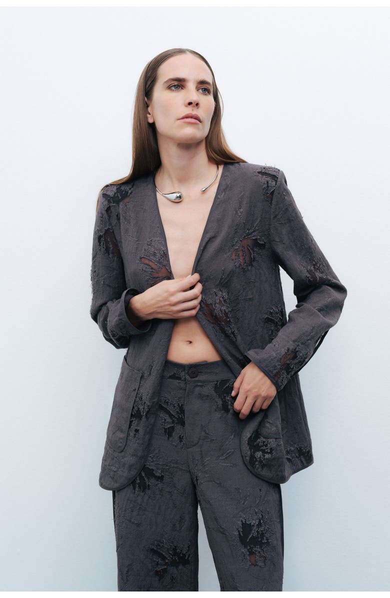 Nocturne Jacquard Jacket, Alternate, color, 