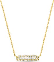 Bony Levy 18K Gold Mika Diamond Bar Necklace (Online Trunk Show)