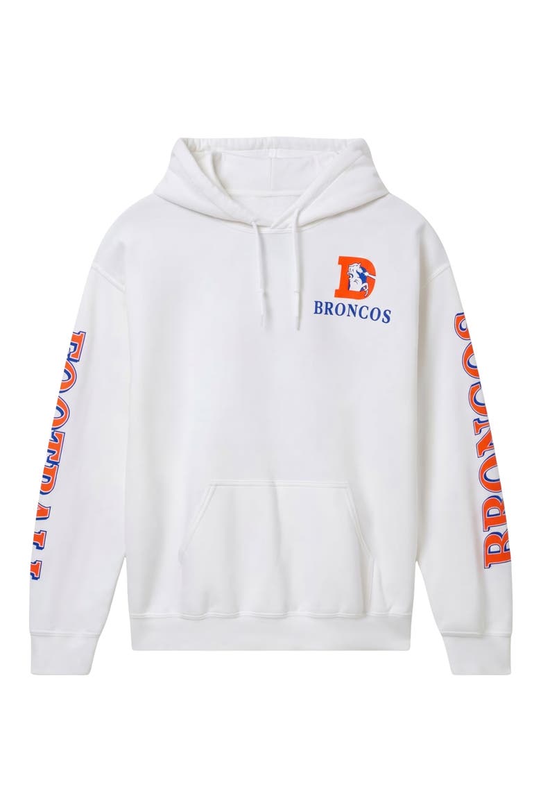 Denver Broncos Fandom Hoodie, Main, color, WHITE