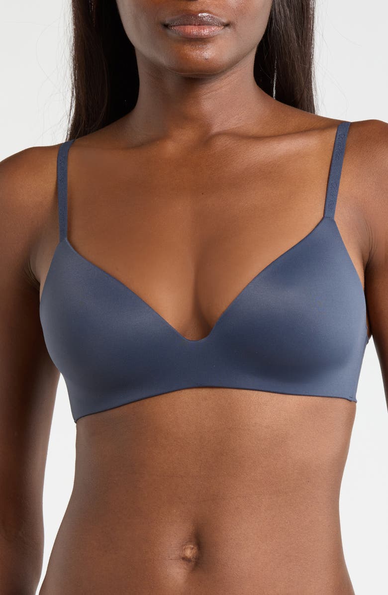 Calvin Klein Wireless T-Shirt Bra, Main, color, Speakeasy