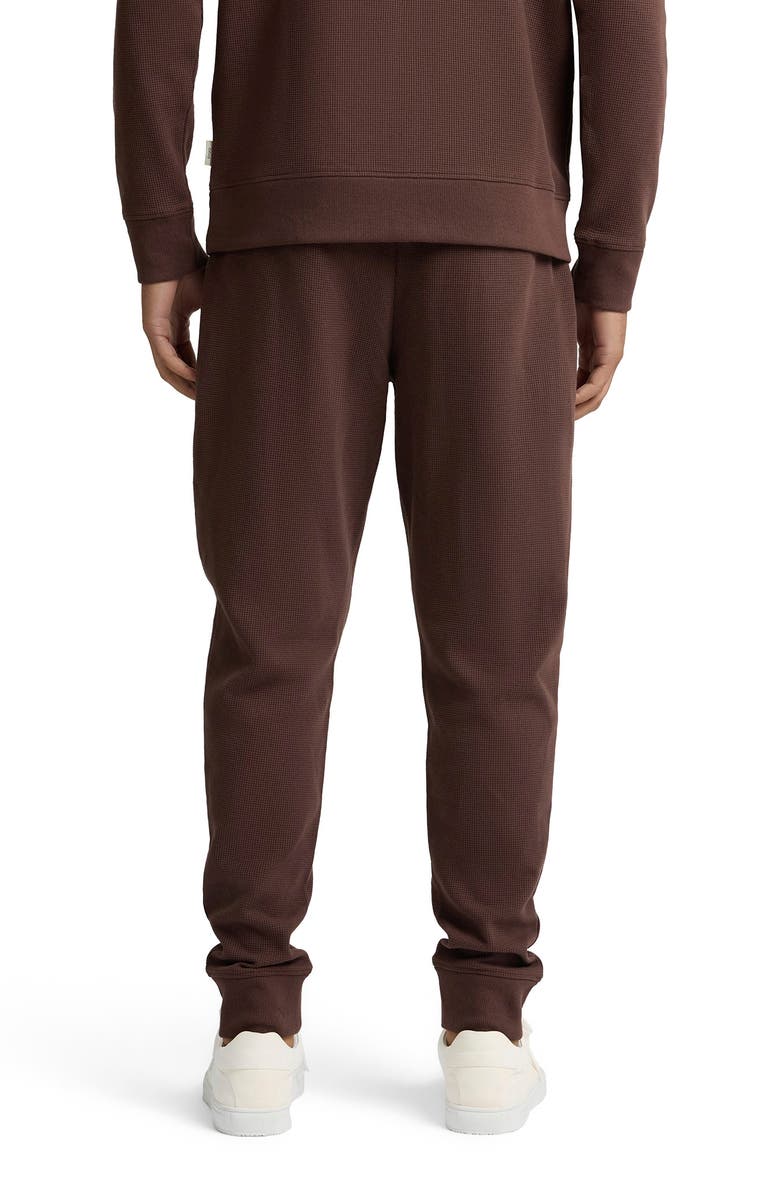 Onia Heavyweight Cotton Waffle Jogger, Alternate, color, Java