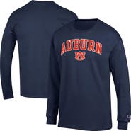 Champion Men's Champion  Navy Auburn Tigers Arch Over Logo Long Sleeve T-Shirt